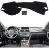 imageAUQDD Dashboard Cover Mat Fit for 2009 2010 2011 2012 2013 infiniti FX35 FX50 FX37 Black Flannel Dash Mat AntiGlare AntiReflection No Peculiar Smell  Fits Vehicle Without HUD ModelsBlack