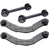 image4PCS Rear Suspension Kit Compatible With 20072012 Dodge Caliber 0715 Jeep Compass Patriot Left Right Rear Upper Lower Control Arm Driver Passenger Side AUQDD K641226 x2 K641281 x2 Lateral Link