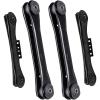image4Pcs Suspension Kits AUQDD K620246 x2 K640734 x2 Rear Control Arm For SpringCoil Only Compatible With 1997 98 99 00 01 02 03 04 05 2006 Jeep Wrangler TJ