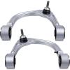 imageAUQDD 2Pc Suspension For RWD Models Front Upper Control Arm and Ball Joint Assembly Compatible With 20082013 Cadillac CTS Replace  K623172 K623173 15219467 15219468 MS501219 MS501220