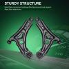 imageFront Lower Control Arm and Ball Joint Assembly Compatible Chevrolet Aveo Aveo5 Pontiac G3 Wave Wave5 Suzuki Swift Driver Passenger Side AUQDD 2PCS K620164 K620165 Professional Suspension