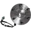 imageFront Wheel Hub and Bearing Assembly Compatible With 2008 09 10 2011 Nissan Armada Titan Manufactured Before 112011 20082010 Infiniti QX56 4WD Models AUQDD 515125 6 Lug WABS