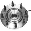imageFront Wheel Hub and Bearing Assembly Compatible With Chevrolet Silverado 2500 3500 HD Suburban 2500 Hummer H2 GMC Sierra 2500 3500 HD Yukon XL 2500 AUQDD 515098 8 Lug WABS