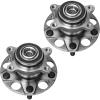 imageAUQDD 512256 x2 Rear Wheel Hub and Bearing Assembly Compatible with 2006 07 08 09 10 2011 Honda Civic DXLXSiEXGX 20062011 Acura CSX 5 Lug Hub
