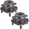 imageAUQDD 513297 x2 4 LugFor L420L 1997cc and 4Wheel ABS Front Wheel Hub and Bearing Assembly Compatible With 20072012 Nissan Sentra  HA590277 40202ET010