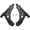 imageFront Lower Control Arm and Ball Joint Assembly Compatible Chevrolet Aveo Aveo5 Pontiac G3 Wave Wave5 Suzuki Swift Driver Passenger Side AUQDD 2PCS K620164 K620165 Professional Suspension