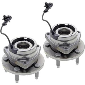 imageAUQDD 2PCS 513214 5 LugsFor 4Wheel ABS Only Front Wheel Hub and Bearing Assembly Compatible With 0810 Chevy Cobalt 20L L4 HHR 0412 Malibu  0510 Pontiac G6 0709 Saturn Aura