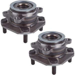 imageAUQDD 513297 x2 4 LugFor L420L 1997cc and 4Wheel ABS Front Wheel Hub and Bearing Assembly Compatible With 20072012 Nissan Sentra  HA590277 40202ET010