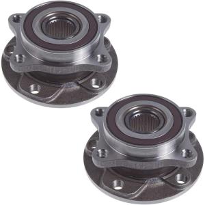 imageAUQDD 513348 x2 Front Wheel Hub and Bearing Assembly Compatible With 20152017 Chrysler 2002013 2014 2015 2016 Dodge Dart  HA590473 68137552AA