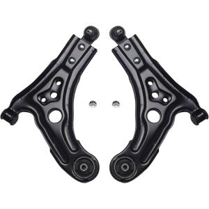 imageFront Lower Control Arm and Ball Joint Assembly Compatible Chevrolet Aveo Aveo5 Pontiac G3 Wave Wave5 Suzuki Swift Driver Passenger Side AUQDD 2PCS K620164 K620165 Professional Suspension