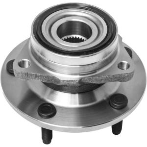 imageFront Wheel Hub and Bearing Assembly Compatible With 1994 95 96 97 98 1999 Dodge Ram 1500 Fits 4WD Vehicles With 2Wheel ABS AUQDD 515006 5 Lug Hub4WD 4X4Withot ABS Sensor