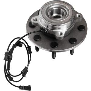 imageFront Wheel Hub and Bearing Assembly Compatible with 2006 2007 2008 Dodge Ram 1500 2500 3500 4WD Models AUQDD 515101 8 Lug WABS