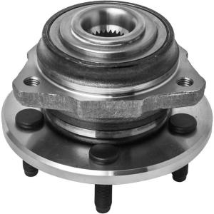 imageFront Wheel Hub and Bearing Assembly Left or Right Compatible 20022005 Jeep Liberty AUQDD 513178  5 Lug NonABS 