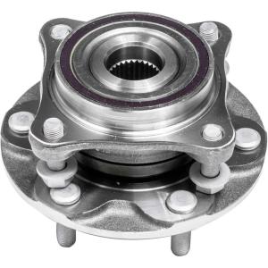 imageFront Wheel Hub and Bearing Assembly Left or Right Compatible Lexus GX460 GX470 Toyota Tacoma 4Runner FJ Cruisers AUQDD 515040  6 Lug WABS 4WD AWD 4x4 