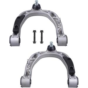 imageAUQDD 2Pc Suspension Front Upper Control Arm and Ball Joint Assembly Compatible With 20172023 Tesla Model 3  Y Replace  104432100G 104432600G MS95134 MS95135 527513 527514