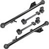 imageAUQDD 4Pc Suspension Kit K660903 x2 K660904 K660905 Rear Upper Lower Control Arm Compatible With 9703 Infiniti QX4 9704 Nissan Pathfinder Trailing Arm  551201W200 551103W400 551103W7104Ps K660903 x2 K660904 K660905
