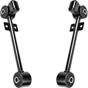 imageAUQDD 4Pc Suspension Kit K660903 x2 K660904 K660905 Rear Upper Lower Control Arm Compatible With 9703 Infiniti QX4 9704 Nissan Pathfinder Trailing Arm  551201W200 551103W400 551103W7102Ps Rear Upper K660903 x2