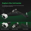 image:imageAUQDD 10Pcs Front End Suspension Kit Fit For 20162019 Chevy Cruze 1619 Volt Lower Control Arm wBall Joint Sway Bar Link Outer amp Inner Tie Rod End  K623586 527373 K750814 EV801298 ES801322