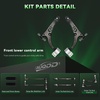 image:imageAUQDD 10Pcs Front End Suspension Kit Fit For 20162019 Chevy Cruze 1619 Volt Lower Control Arm wBall Joint Sway Bar Link Outer amp Inner Tie Rod End  K623586 527373 K750814 EV801298 ES801322