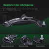 image:imageAUQDD 10Pcs Front End Suspension Kit Fit For 20162025 Mazda CX3 Lower Control Arm wBall Joint Sway Bar Link Outer amp Inner Tie Rod End  MS761242 MS761243 K623840 K80104 EV801476 ES801448