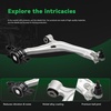 image:imageAUQDD 10Pcs Front End Suspension Kit Fit For 20182020 2122 Honda Accord Lower Control Arm wBall Joint Sway Bar Link Outer amp Inner Tie Rod End  K623747 K623748 K750953 EV801520 ES801503