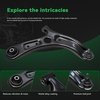 image:imageAUQDD 10Pcs Front End Suspension Kit Fit For 20182022 Hyundai Accent 1823 Kia Rio Lower Control Arm wBall Joint Sway Bar Link Outer Inner Tie Rod End  K623796 K750523 EV801601 ES801614