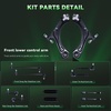 image:imageAUQDD 12Pcs Front End Suspension Kit FWD Fit For 2325 Hyundai TucsonKia Sportage Lower Control Arm wBall Joint Sway Bar Link Outer Inner Tie Rod End  MS901346 MS90740 K750891 ES801760