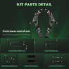 image:imageAUQDD 12Pcs Front End Suspension Kit Fit For 1214 Hyundai Sonata wSport Sus AzeraKia Optima Lower Control Arm wBall Joint Sway Bar Link Outer Inner Tie Rod End  K622825 EV800974 ES800717