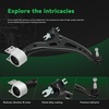 image:imageAUQDD 12Pcs Front End Suspension Kit Fit For 1824 Chevy EquinoxGMC Terrain Lower Control Arm wBall Joint Sway Bar Link Outer amp Inner Tie Rod End  MS501312 K624158 K90349 EV801523 ES801623