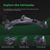 image:imageAUQDD 12Pcs Front End Suspension Kit Fit For 20072015 Mazda CX9 Lower Control Arm wBall Joint Sway Bar Link Outer amp Inner Tie Rod End  K623952 MS761168 K750160 K750184 EV800565 ES800601