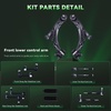 image:imageAUQDD 12Pcs Front End Suspension Kit Fit For 20072015 Mazda CX9 Lower Control Arm wBall Joint Sway Bar Link Outer amp Inner Tie Rod End  K623952 MS761168 K750160 K750184 EV800565 ES800601