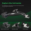 image:imageAUQDD 12Pcs Front End Suspension Kit Fit For 20122014 Honda CRV Lower Control Arm wBall Joint Sway Bar Link Outer amp Inner Tie Rod End K622930 K622931 K750297 K750156 EV800937 ES801157