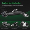 image:imageAUQDD 12Pcs Front End Suspension Kit Fit For 20152016 Honda CRV Lower Control Arm wBall Joint Sway Bar Link Outer amp Inner Tie Rod End K622942 K750297 K750151 EV800937 ES801156 ES801157