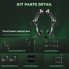 image:imageAUQDD 12Pcs Front End Suspension Kit Fit For 20162021 Honda Civic No Type R Lower Control Arm wBall Joint Sway Bar Link Outer amp Inner Tie Rod End  K623651 K750865 K750874 EV801274 ES801250