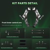 image:imageAUQDD 12Pcs Front End Suspension Kit Fit For 20192025 Toyota RAV4 Lower Control Arm wBall Joint Sway Bar Link Outer amp Inner Tie Rod End  K623927 527515 K750966 K750994 EV801605 ES801663