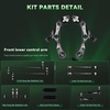 image:imageAUQDD 12Pcs Front End Suspension Kit Fit For 202025 Toyota Corolla 1622 Prius Lower Control Arm wBall Joint Sway Bar Link Outer Inner Tie Rod End  K623669 K750864 K750912 ES801550 534679