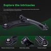 image:imageAUQDD 12Pcs Front End Suspension Kit Fit For 20212025 Hyundai Elantra Lower Control Arm wBall Joint Sway Bar Link Outer amp Inner Tie Rod End  K624003 MS908140 MS908141 EV801489 ES801505