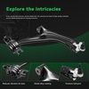 image:imageAUQDD 12Pcs Front End Suspension Kit Fit For 2225 Honda Civic No Type R Lower Control Arm wBall Joint Sway Bar Link Outer amp Inner Tie Rod End  K750865 K750874 EV801274 ES801251 51350T24T10