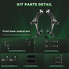 image:imageAUQDD 12Pcs Front End Suspension Kit Fit For 2225 Honda Civic No Type R Lower Control Arm wBall Joint Sway Bar Link Outer amp Inner Tie Rod End  K750865 K750874 EV801274 ES801251 51350T24T10