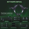 image:imageAUQDD 14Pcs Front End Suspension Kit Fit For 0712 Hyundai Elantra w20L Lower Control Arm Ball Joint Sway Bar Link Outer Inner Tie Rod End  K641580 K500074 K750032 K750102 EV800228 ES800229