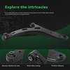 image:imageAUQDD 14Pcs Front End Suspension Kit Fit For 1925 Subaru Forester 1923 Crosstrek Lower Control Arm Ball Joint Sway Bar Link Outer Inner Tie Rod End  K623768 K750945 K750901 EV801606 ES3712