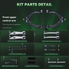 image:imageAUQDD 16Pcs Front End Suspension Kit AWD Fit For 1621 Tesla Model S Control Arm wBall Joint Sway Bar Link Outer Inner Tie Rod End  MS95126 MS95128 MS95129 MS95807 MS95810 MS95704 MS95667