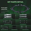 image:imageAUQDD 16Pcs Front End Suspension Kit RWD Fit For 1216 Tesla Model S Control Arm wBall Joint Sway Bar Link Outer Inner Tie Rod End  MS95126 MS95128 MS95129 MS95808 MS95810 MS95703 MS95666