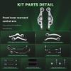 image:imageAUQDD 16Pcs Front End Suspension Kit RWD Fit For 20072017 Lexus LS460 Lower Control Arm wBall Joint Sway Bar Link Outer Inner Tie Rod End  K642208 K622207 K623578 K623986 EV800908 ES800315