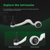 image:imageAUQDD 16Pcs Front End Suspension Kit RWD Fit For 20072017 Lexus LS460 Lower Control Arm wBall Joint Sway Bar Link Outer Inner Tie Rod End  K642208 K622207 K623578 K623986 EV800908 ES800315