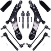 image:imageAUQDD 10Pcs Front End Suspension Kit Fit For 1415 Hyundai Tucson 1416 Kia Sportage Lower Control Arm wBall Joint Sway Bar Link Outer Inner Tie Rod End  K622768 K750523 EV801257 ES800718