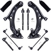 image:imageAUQDD 10Pcs Front End Suspension Kit Fit For 20092014 Honda Fit Lower Control Arm wBall Joint Sway Bar Link Outer Inner Tie Rod End  K621552 K621553 K750381 EV800633 ES800591 1016816