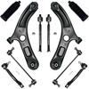image:imageAUQDD 10Pcs Front End Suspension Kit Fit For 20142018 Kia Forte Forte5 Forte Koup Lower Control Arm wBall Joint Sway Bar Link Outer amp Inner Tie Rod End  K623741 K750523 EV801061 ES801064