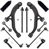 image:imageAUQDD 12Pcs Front End Suspension Kit Fit For 0107 Chrysler Town amp CountryDodge Caravan Lower Control Arm wBall Joint Sway Bar Link Outer Tie Rod End  K620004 K7258 K7301 EV405 ES3537
