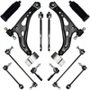 image:imageAUQDD 12Pcs Front End Suspension Kit Fit For 1824 Chevy EquinoxGMC Terrain Lower Control Arm wBall Joint Sway Bar Link Outer amp Inner Tie Rod End  MS501312 K624158 K90349 EV801523 ES801623